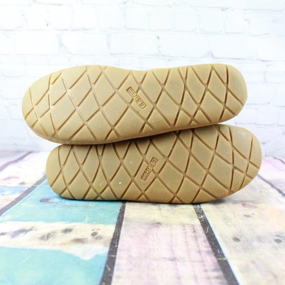 LL Bean Wicked Good Moccasins Slippers Sz 12 Wide - Picture 7 of 9